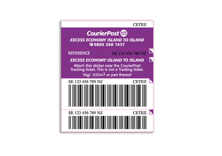 Courier Post Parcel Tickets